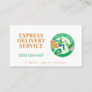 Search for delivery service business cards Professional