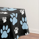 Search for dog tablecloths Paw pattern