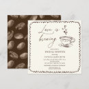 Search for coffee bridal shower invitations Elegant