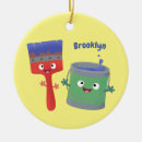 Search for cartoon character christmas tree decorations Cute