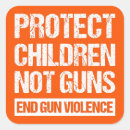 Search for violence stickers End gun violence