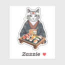 Search for sushi cat stickers Kitten