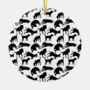 Search for black and white pattern christmas tree decorations For pets