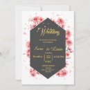 Search for watercolor cherry blossom wedding invitations Simple