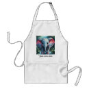 Search for elephant print aprons Animal lover