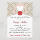 Search for damask bridal shower invitations Dress