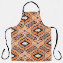 Search for orange black white aprons Illustration