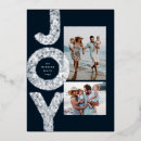 Search for silver foil christmas cards Snow