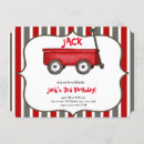 Search for red wagon invitations Little