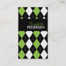 Search for argyle business cards Modern
