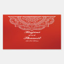 Search for crimson wedding stickers For her