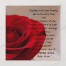 Search for rose celebration of life invitations Flower
