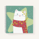 Search for christmas notebooks Cat