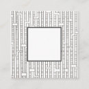 Search for industry business cards Black and white