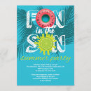 Search for fun in the sun invitations Summer