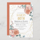 Search for rose gold 60th birthday invitations Roses