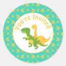 Search for cute green dinosaur stickers T rex