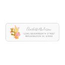 Search for whimsical return address labels Floral