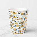 Search for construction paper cups Boy truck party