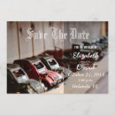 Search for vintage car save the dates Retro