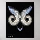 Search for black white owl posters Bird