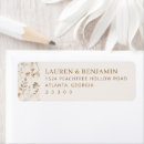Search for botanical illustration return address labels Minimalist