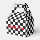 Search for black and white checkered favour boxes Birthday