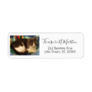 Search for grey cat return address labels Kitty