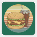 Search for fast food stickers Vintage