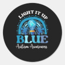 Search for rainbow light stickers Blue