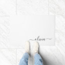 Search for black and white doormats Script