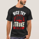 Search for fighting stroke tshirts Red