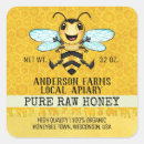 Search for honey bee stickers Apiary