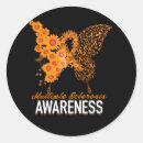 Search for multiple sclerosis awareness stickers Butterfly