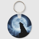 Search for howling wolves key rings Moon