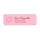 Search for kissing return address labels For her