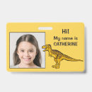 Search for dinosaure id badges For kids