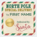 Search for north pole delivery stickers Nice list