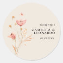 Search for earth tone wedding stickers Modern minimalist