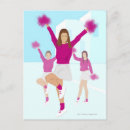 Search for cheerleaders postcards Looking at camera