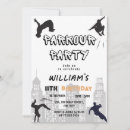 Search for parkour birthday invitations For kids