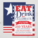 Search for bbq 4th of july invitations 250 years