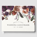 Search for plum wedding guest books Floral