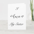 Search for i love you sister cards Heart