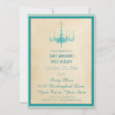 Search for chandelier birthday invitations Blue