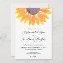 Search for simple sunflower wedding invitations Yellow