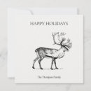 Search for deer head christmas cards Winter