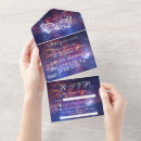 Search for navy blue masquerade party invitations Carnival sparkles