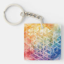 Search for sacred geometry key rings Flower