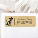 Search for witch cat return address labels Scary